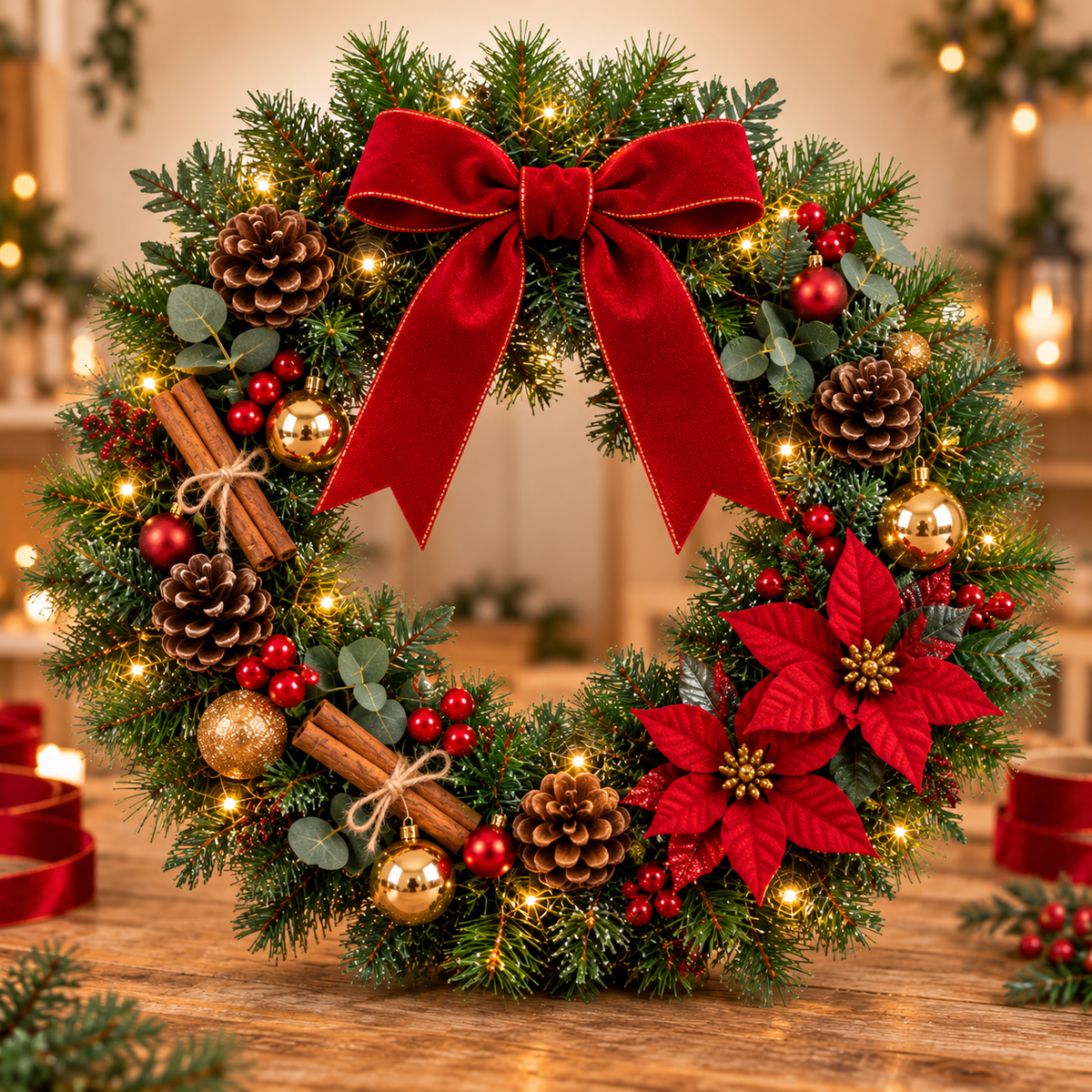 Faux Christmas Wreath Workshop | 13 Nov 2026 | Great Baddow